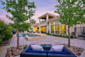 Travertine Texas Terrace Swimming Pool Project - Claffey Pools