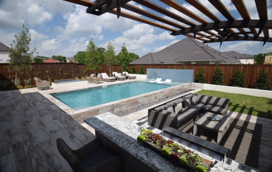 Modern Clean Lines Swimming Pool Project - Claffey Pools