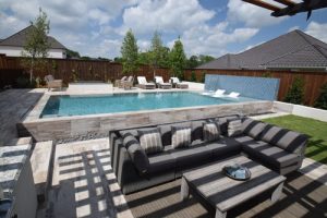 Modern Clean Lines Swimming Pool Project - Claffey Pools