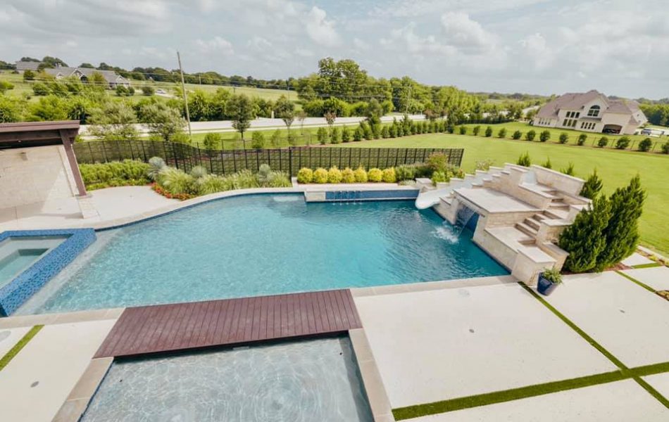 Contemporary Levels Swimming Pool Project - Claffey Pools