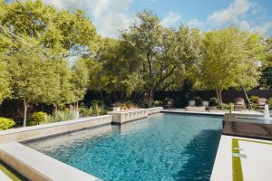 Black Granite Gateway Swimming Pool & Fountain - Claffey Pools
