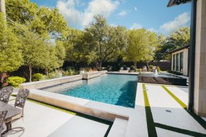 Black Granite Gateway Swimming Pool & Fountain - Claffey Pools