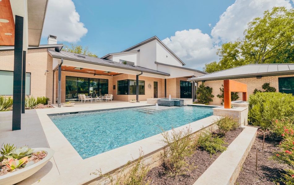 Modern meets Rust Swimming Pool Project - Claffey Pools