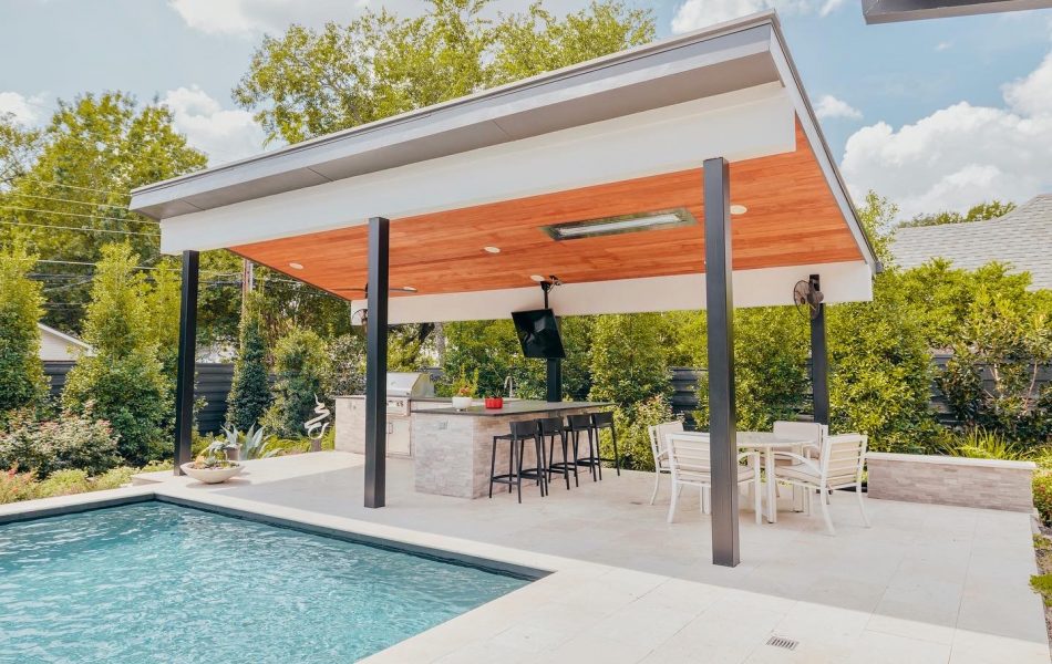 Modern meets Rust Swimming Pool Project - Claffey Pools