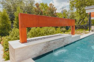 Modern meets Rust Swimming Pool Project - Claffey Pools