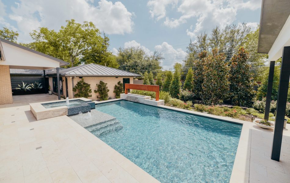 Modern meets Rust Swimming Pool Project - Claffey Pools