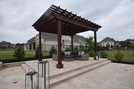 Wooden Arbor - Claffey Pools