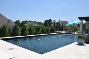 Black Onyx Drop Beam Escape Swimming Pool Project - Claffey Pools