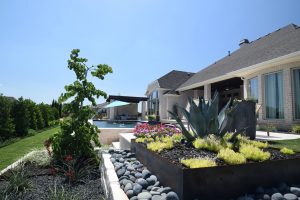 Black Onyx Drop Beam Escape Swimming Pool Project - Claffey Pools