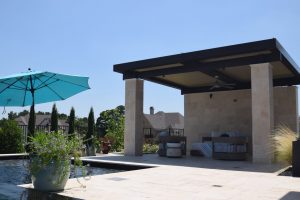 Black Onyx Drop Beam Escape Swimming Pool Project - Claffey Pools