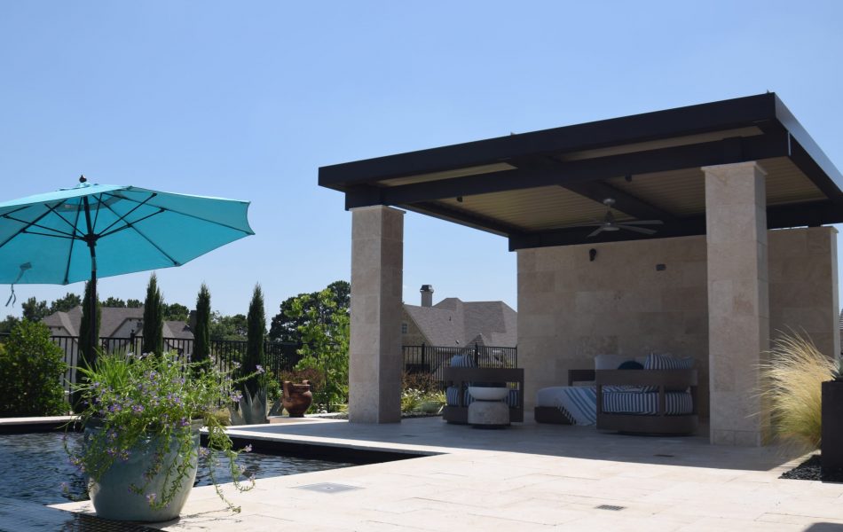 Black Onyx Drop Beam Escape Swimming Pool Project - Claffey Pools