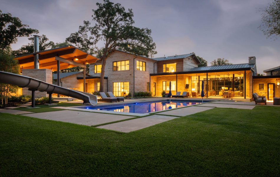 Hill Country Modern Elite Linear Swimming Pool - Claffey Pools