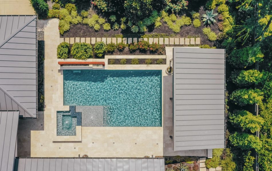 Modern meets Rust Swimming Pool Project - Claffey Pools